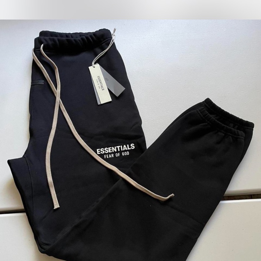 Fear of God Essentials Black Joggers